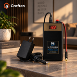 N POWER WiFi Router Power Bank 12V Mini UPS – 5–8 Hours Backup with Free Charger
